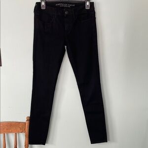 American Eagle Black Super Stretch Jegging Jeans, Size 6